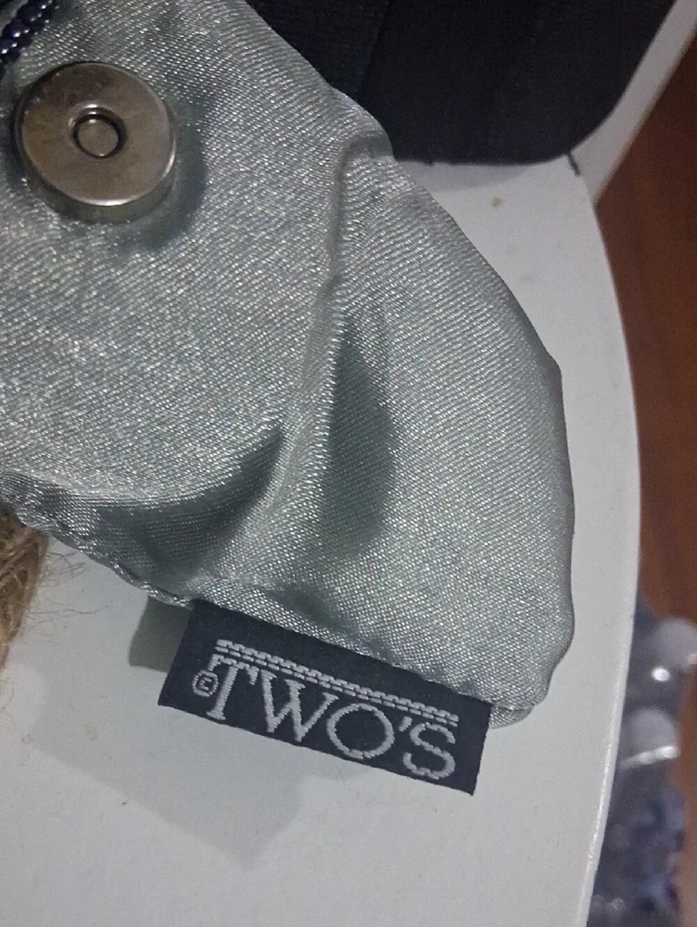Two's Company Beaded Cell Phone Case or Eye Glass Holder Snap Closure